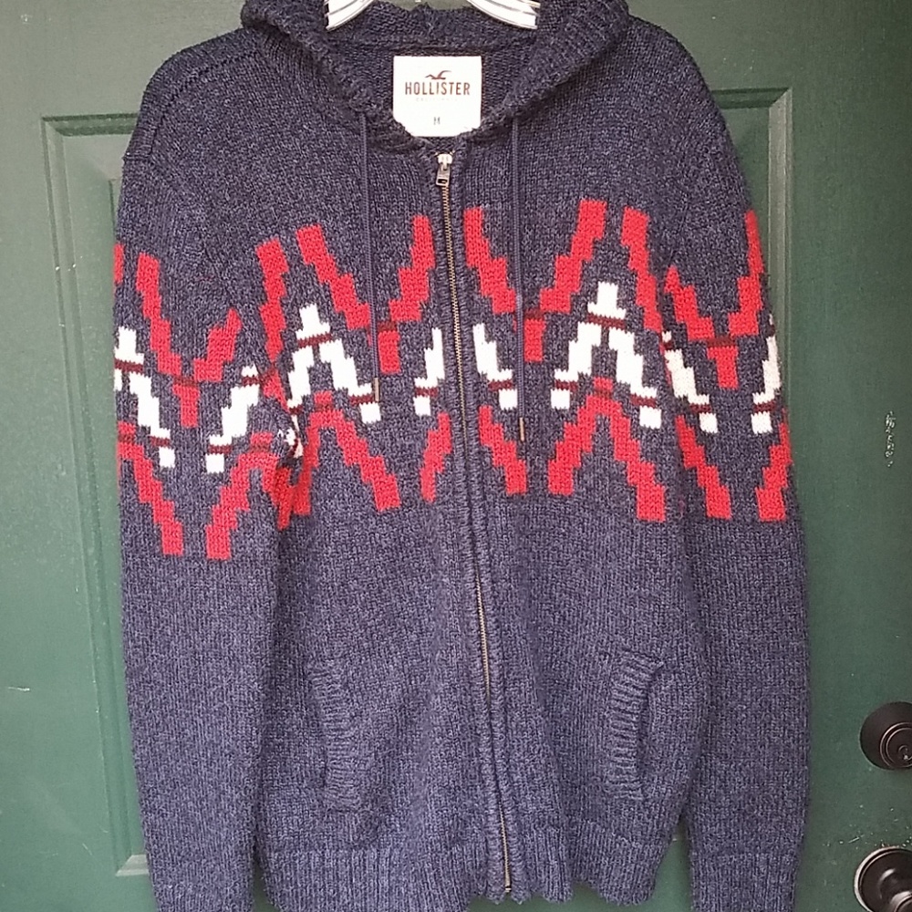 Hollister Hooded Cardigan w/ Zipper